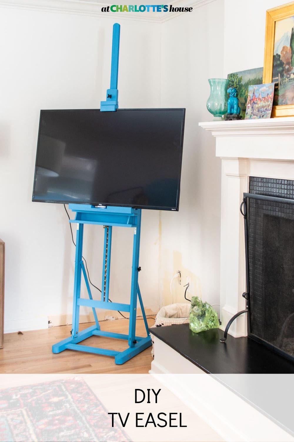 How to Make a TV Easel At Charlotte's House