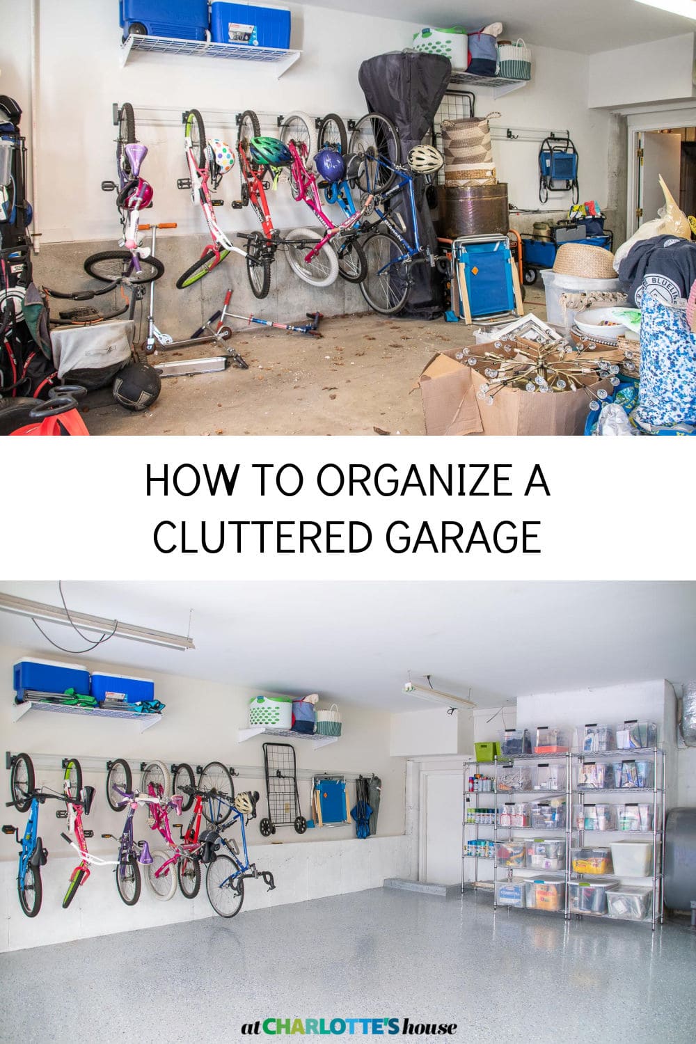 HOW TO ORGANIZE A CLUTTERED GARAGE 1 At Charlotte's House