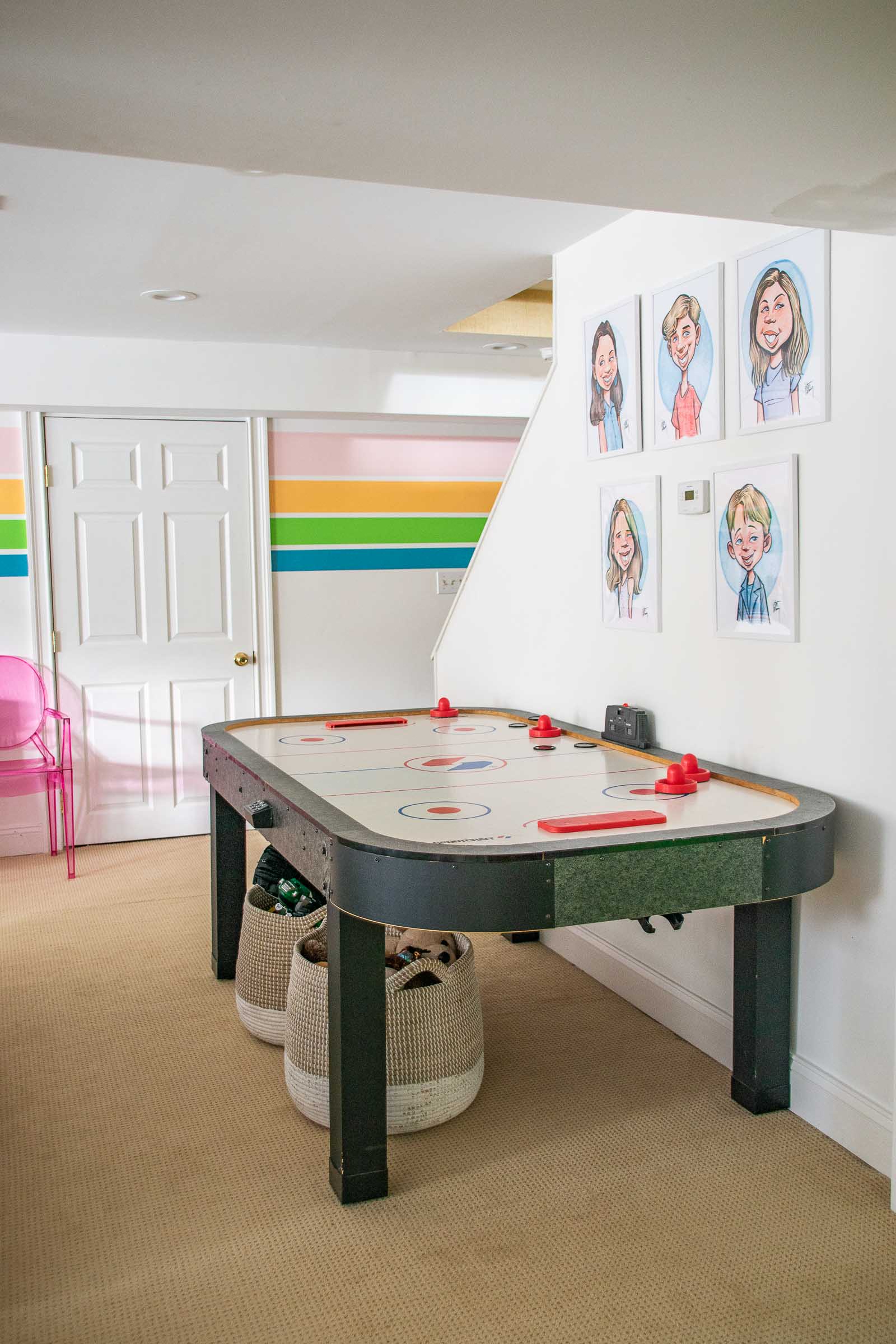 Basement Playroom Turned Game Room At Charlotte's House