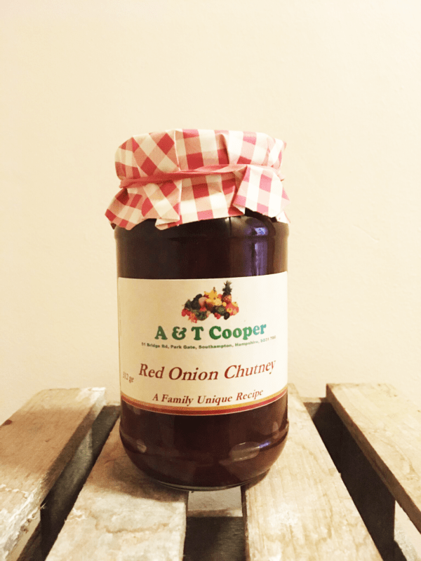 Red Onion Chutney 312g A & T Cooper