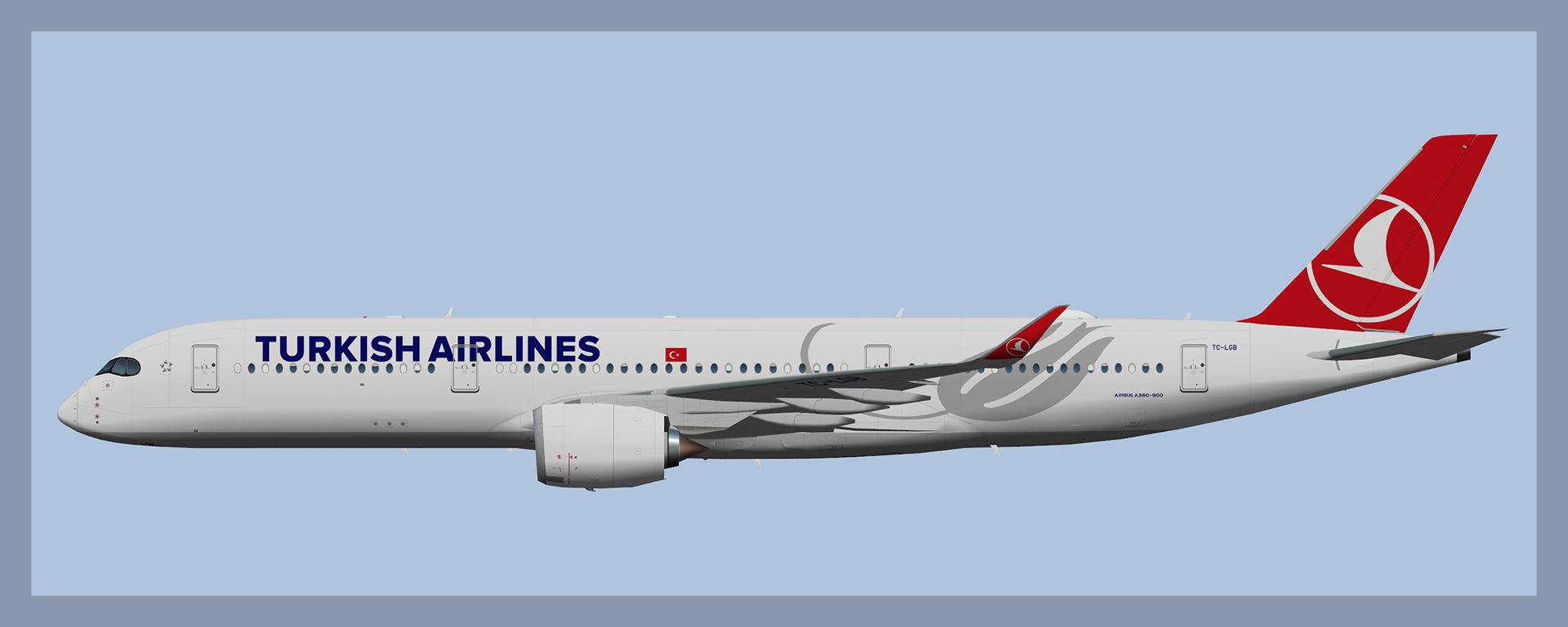 Turkish Airlines Airbus A350900 UTT/FSP ATCO Repaints