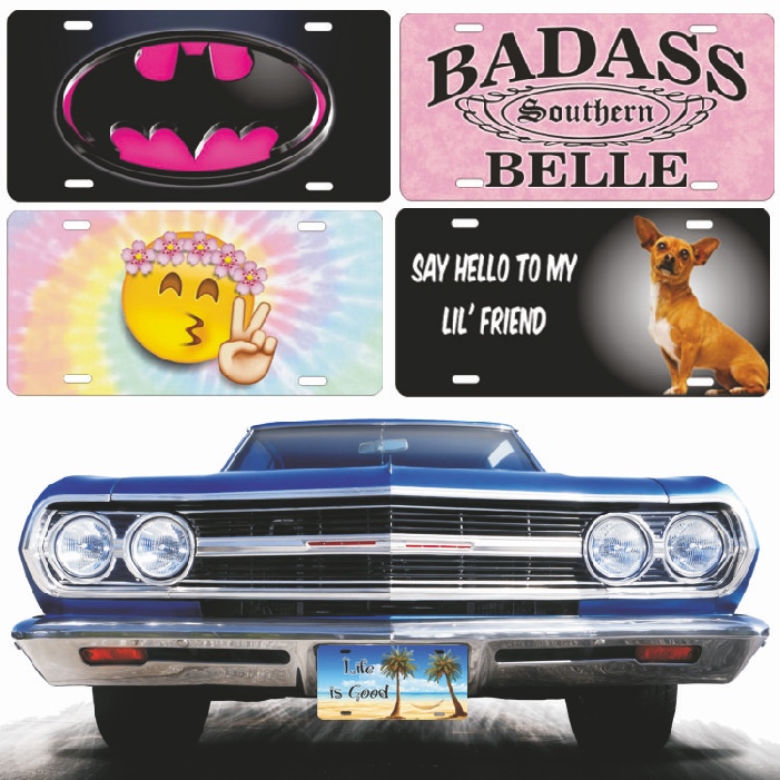 License plates & Signs