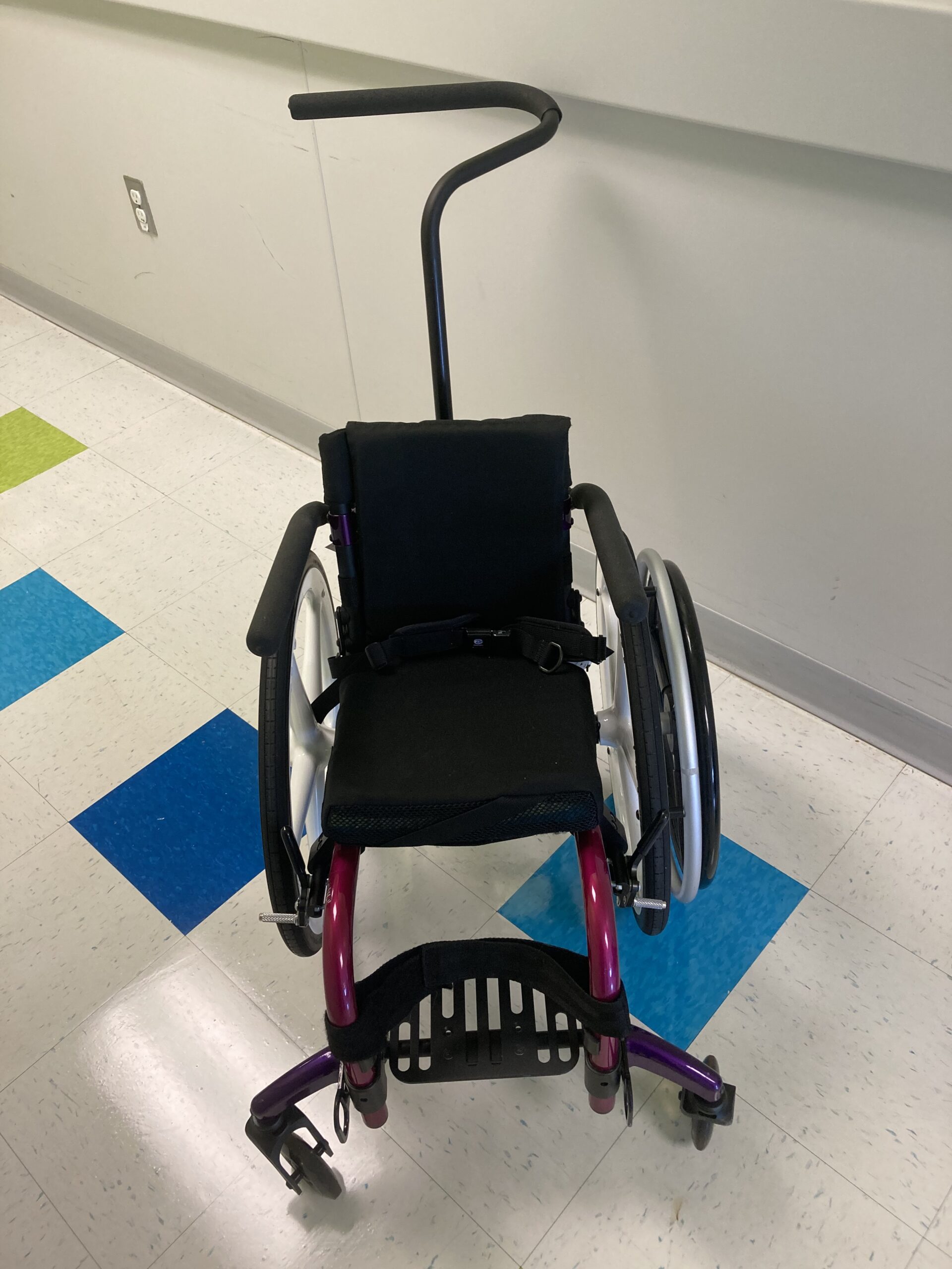 Clik rigid frame one arm drive manual wheelchair, 12" wide Children's