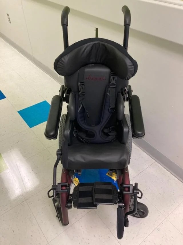 Zippie TS folding frame wheelchair, 9" wide Children's Assistive