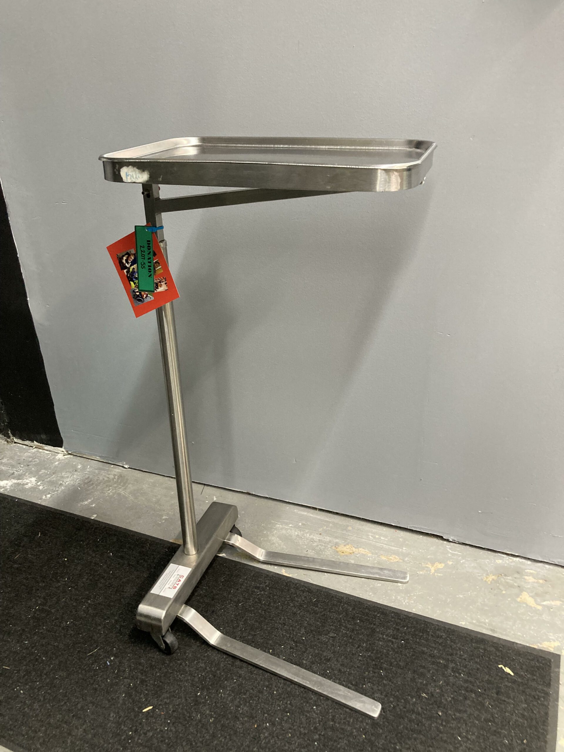 Rolling Tray Table, height adjustable Children's Assistive Technology