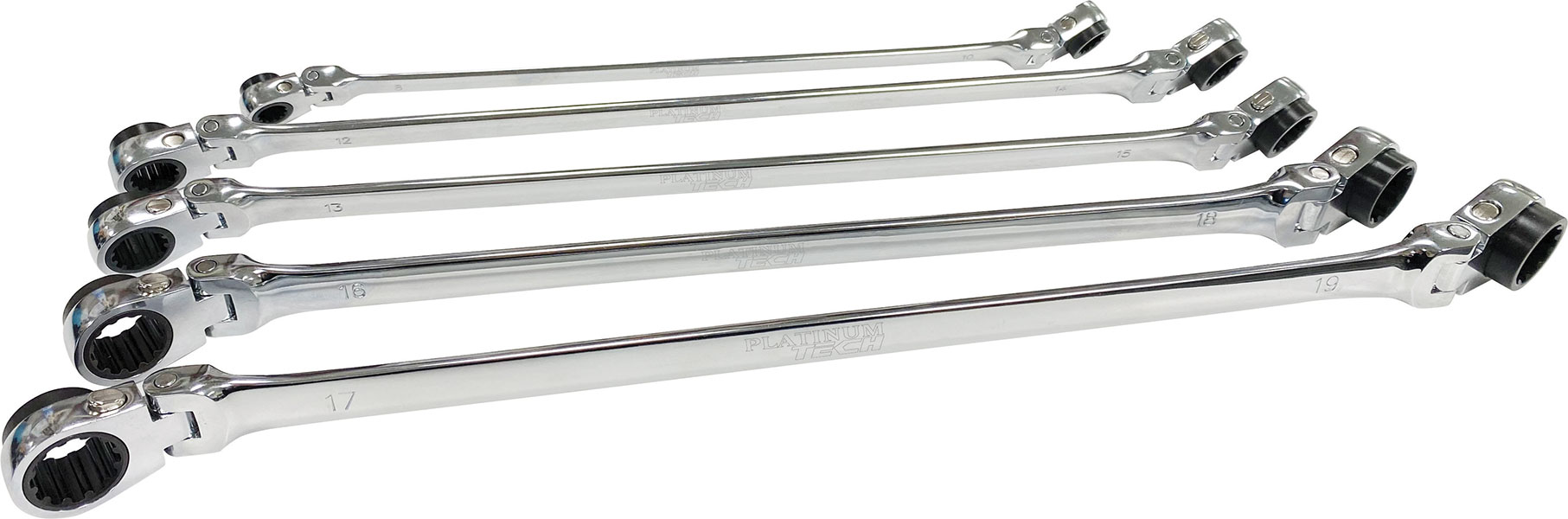 PLT99750 4 Pc. XL Ratcheting Wrench Set 8 SAE Sizes ATD Tools, Inc.