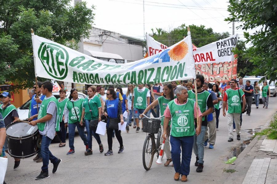 Marcha contra la reforma laboral y previsional - ATE