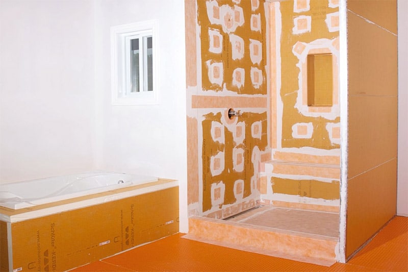 Schluter Systems Waterproofing System ATeam Construction