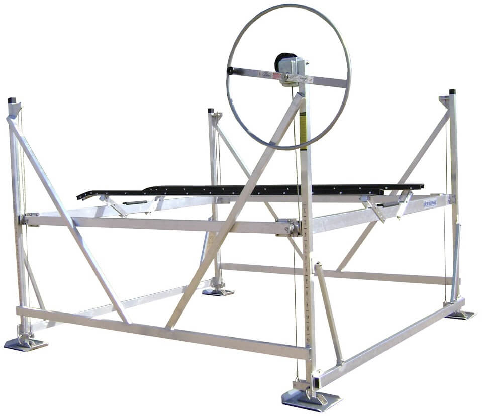 Vertical Boat Lift At Ease Dock & Lift Detroit Lakes, MN