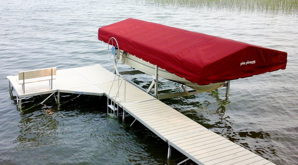 Pier Pleasure Boat Lifts Vertical Boat Lifts At Ease Dock & Lift
