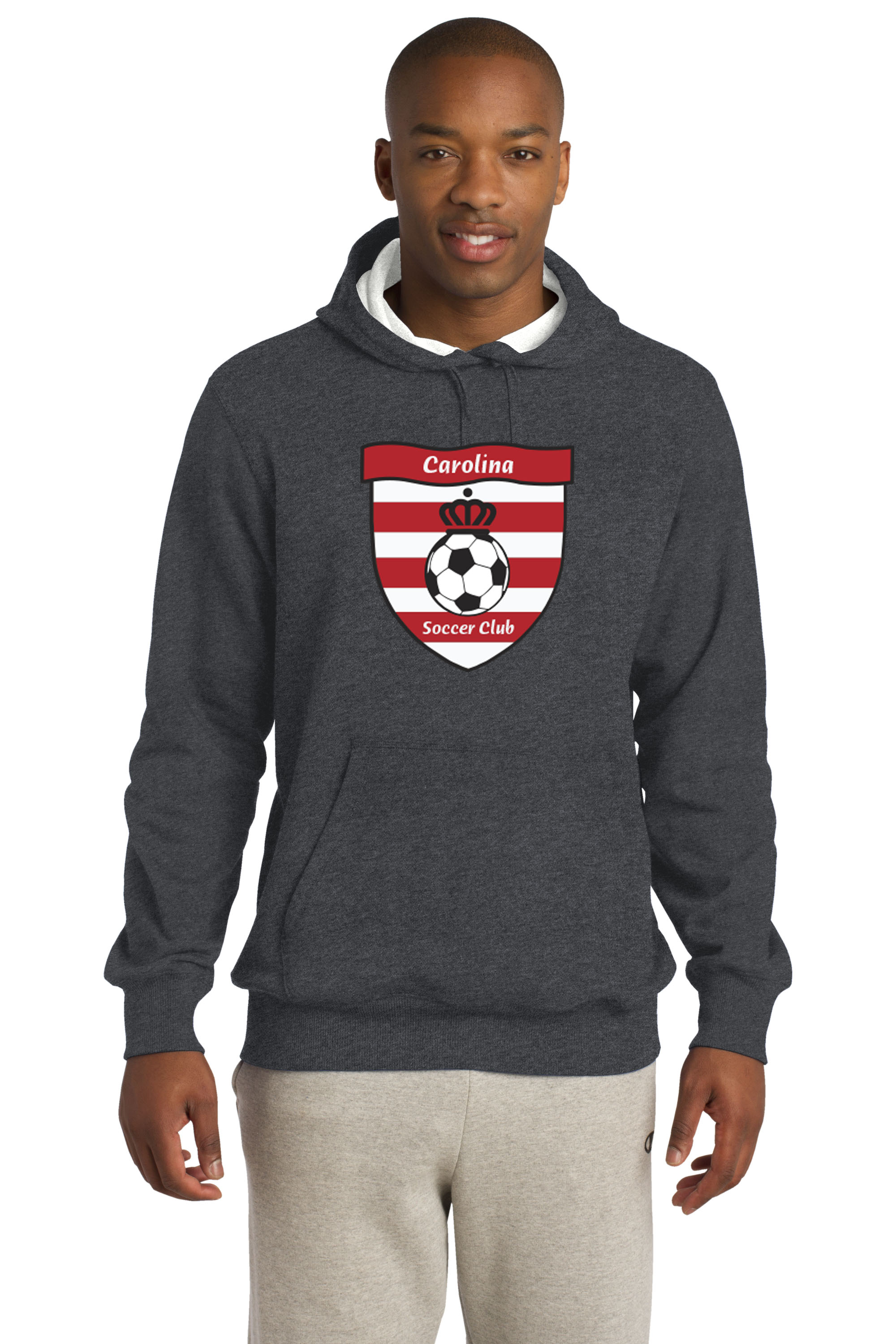 Men's Carolina Soccer Club Pullover Hooded Sweatshirt Atech Imagewear
