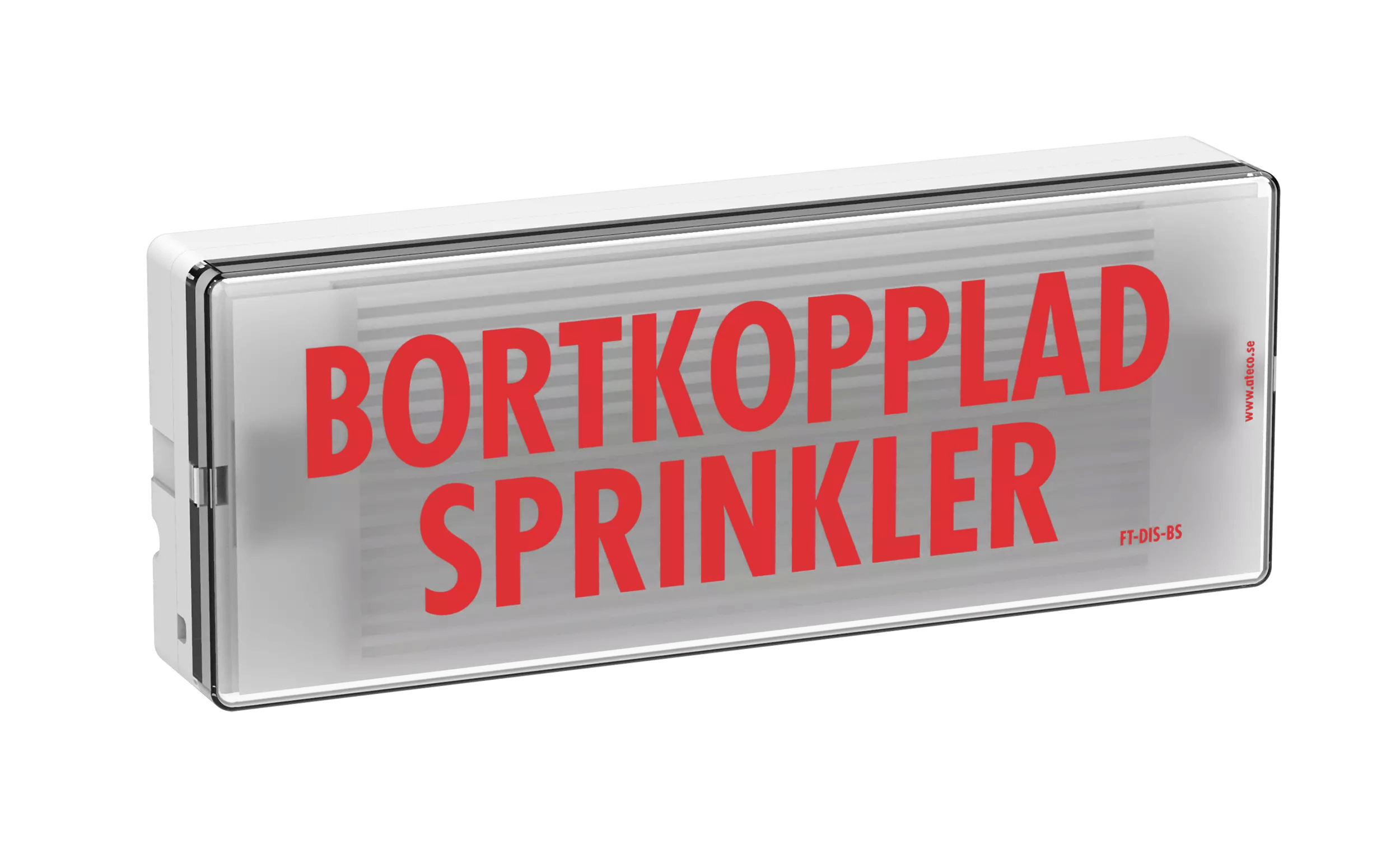 Ljusskylt Bortkopplad Sprinkler