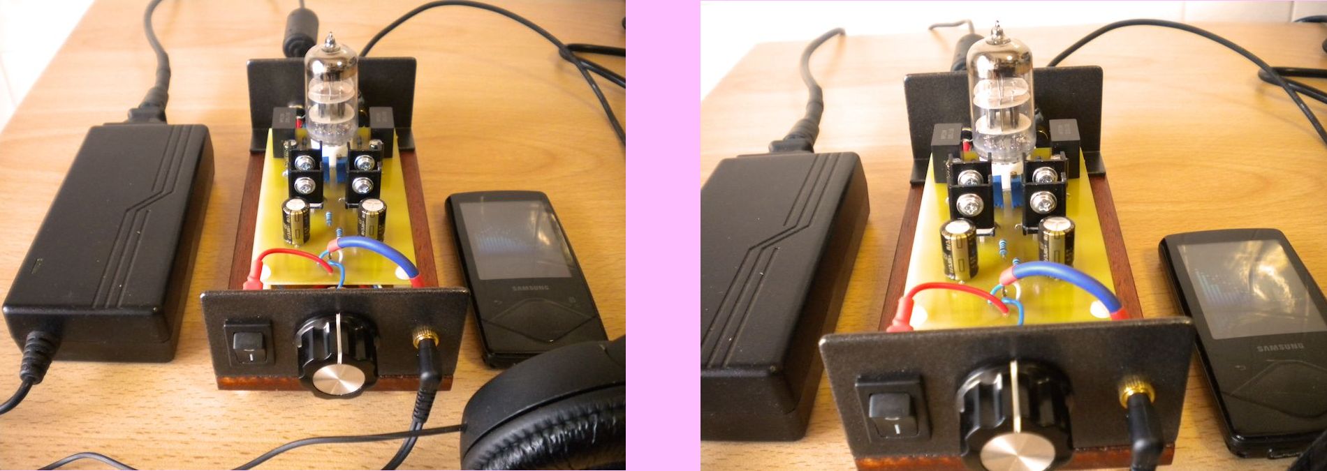 AMPLIFICATORE PER CUFFIE Valvola 12AU7(Ecc82)+Mosfet IRF510 AUDIO DIY