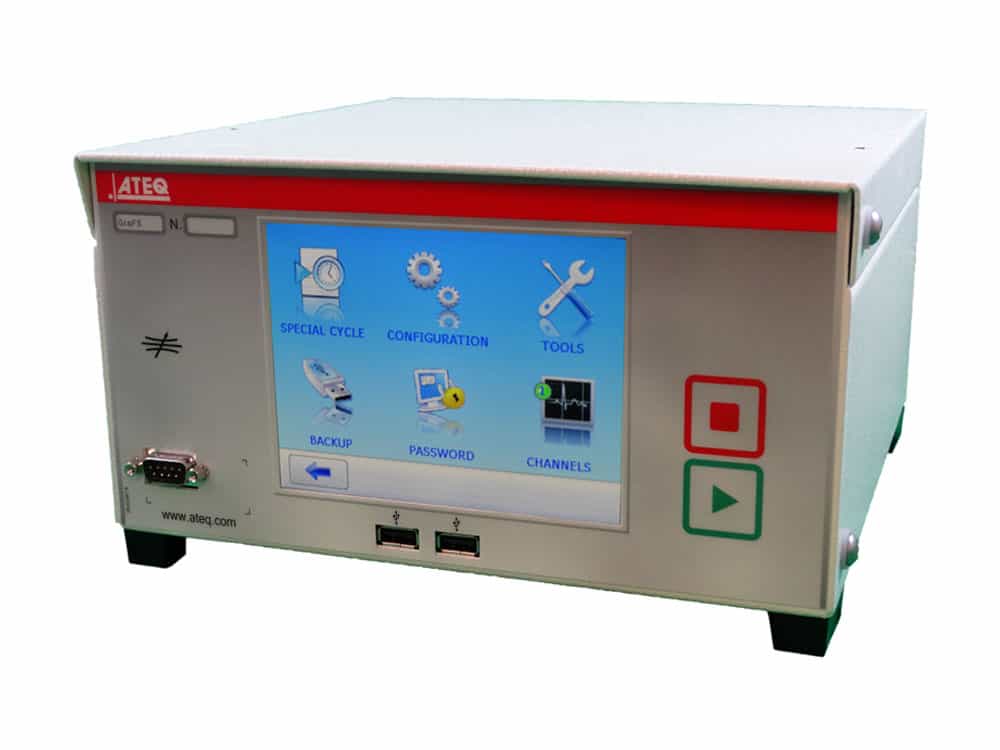 Air Leak Detector Standard Leak Testing GraFX POC Production Line
