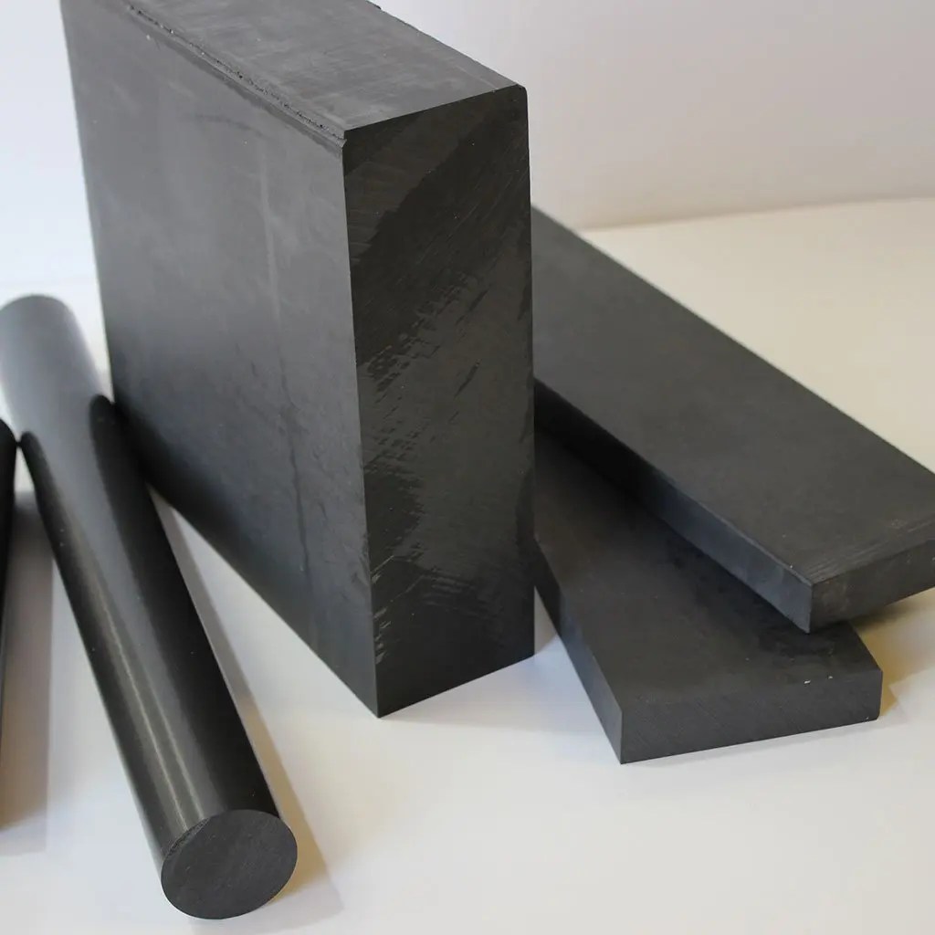 Conductive PTFE (25 Carbon) rod 40mm diameter Atex Materials