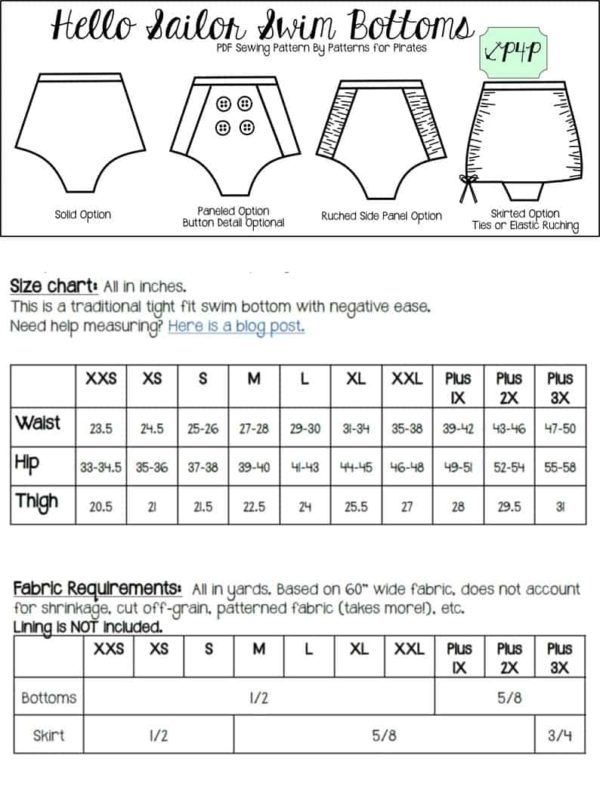 plus size swimsuit sewing pattern At First Blush Patterns