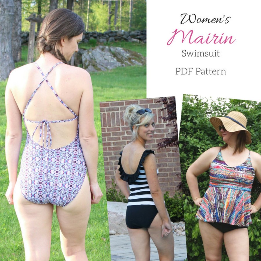 88+ Plus Size Swimsuit Sewing Patterns At First Blush Patterns