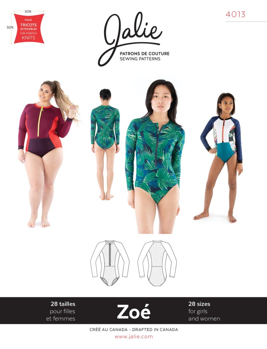 plus size swimsuit sewing pattern At First Blush Patterns