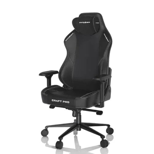 DXRacer Craft Pro Classic1 Black, 2D Integrated Lumbar Support, 4D