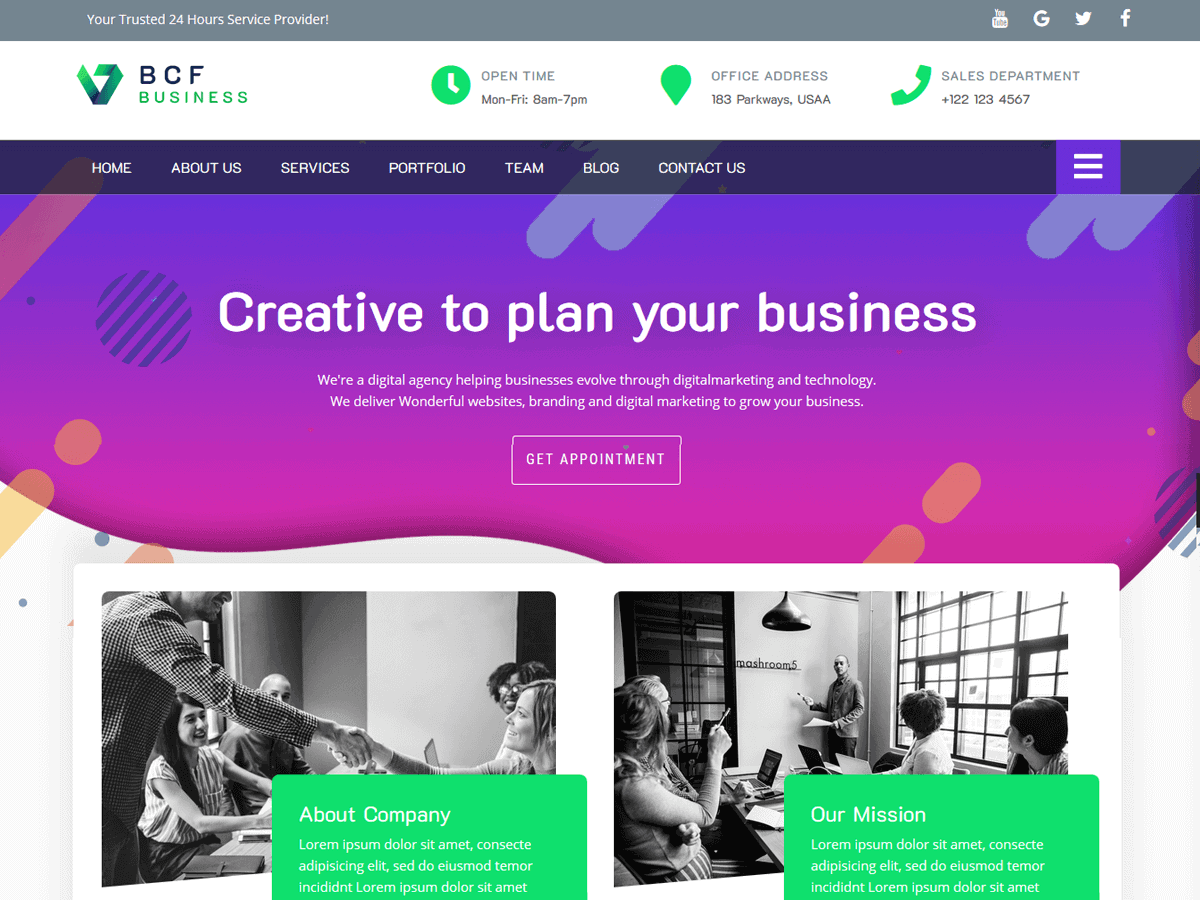 BC Shop Child theme of BC Business Consulting AThemeArt