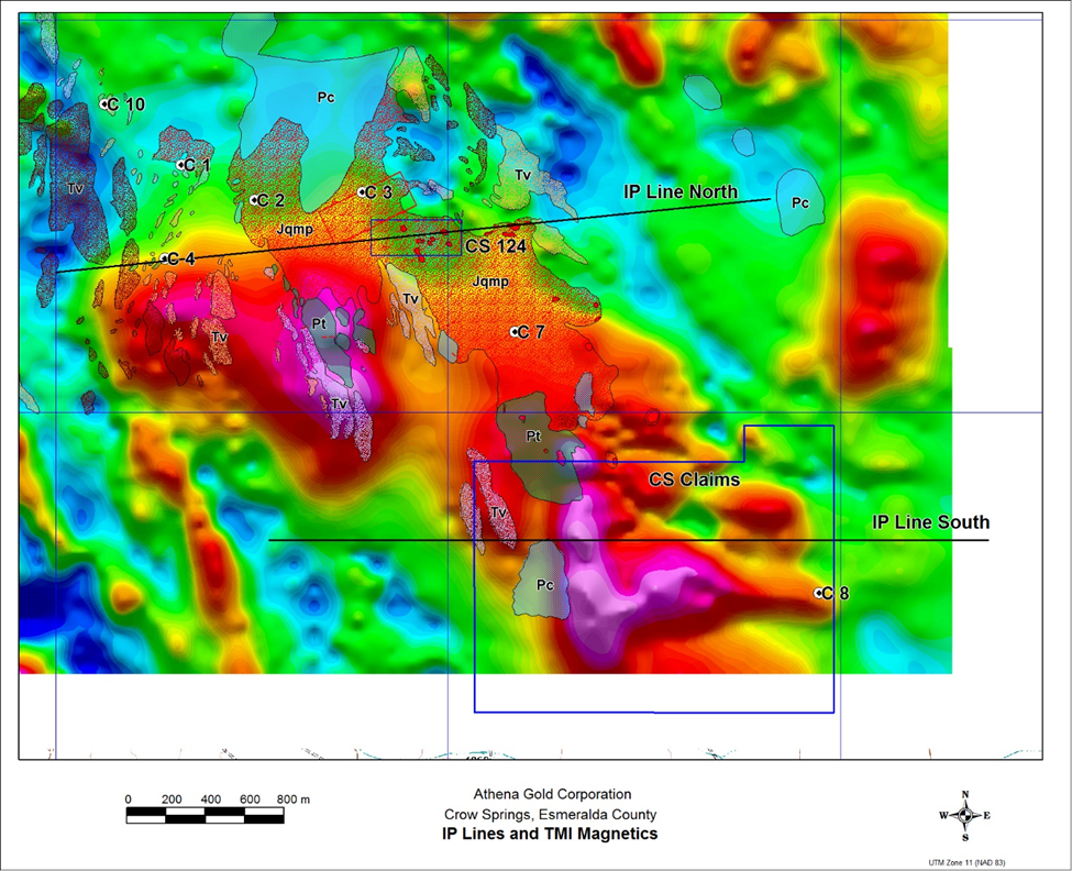 Athena Gold Plans IP/Resistivity Survey at Its Crow Springs Copper
