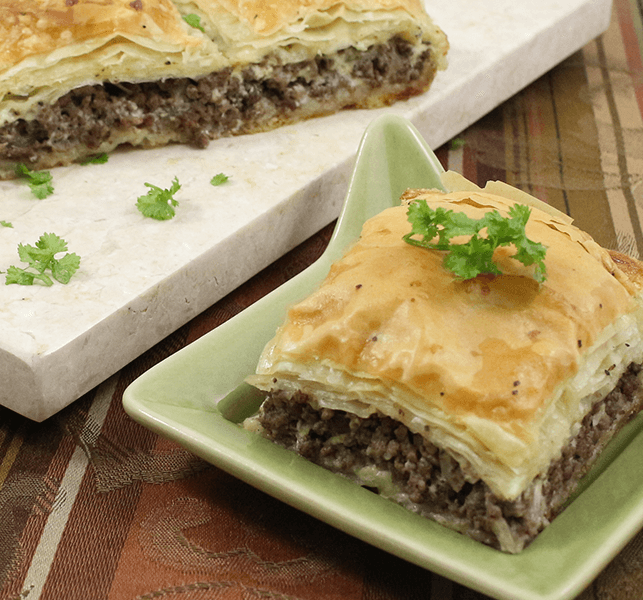 Athens Foods Meat Appetizer Egyptian Goulash (Phyllo Meat Pie)