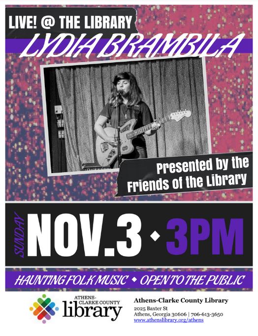 Lydia at the Library Athens Regional Library System