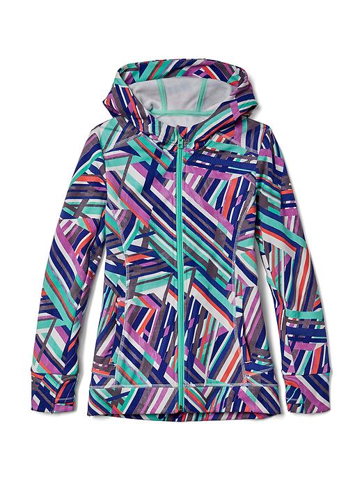 Athleta Girl Printed Warm Up Hoodie Athleta