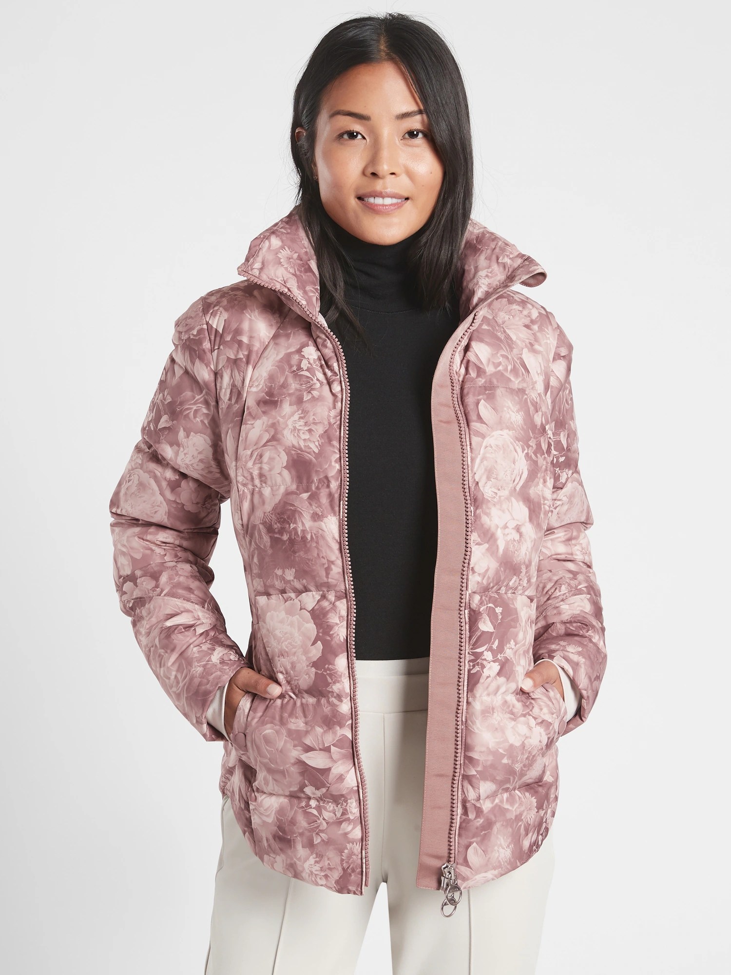 Downtown Printed Jacket Athleta
