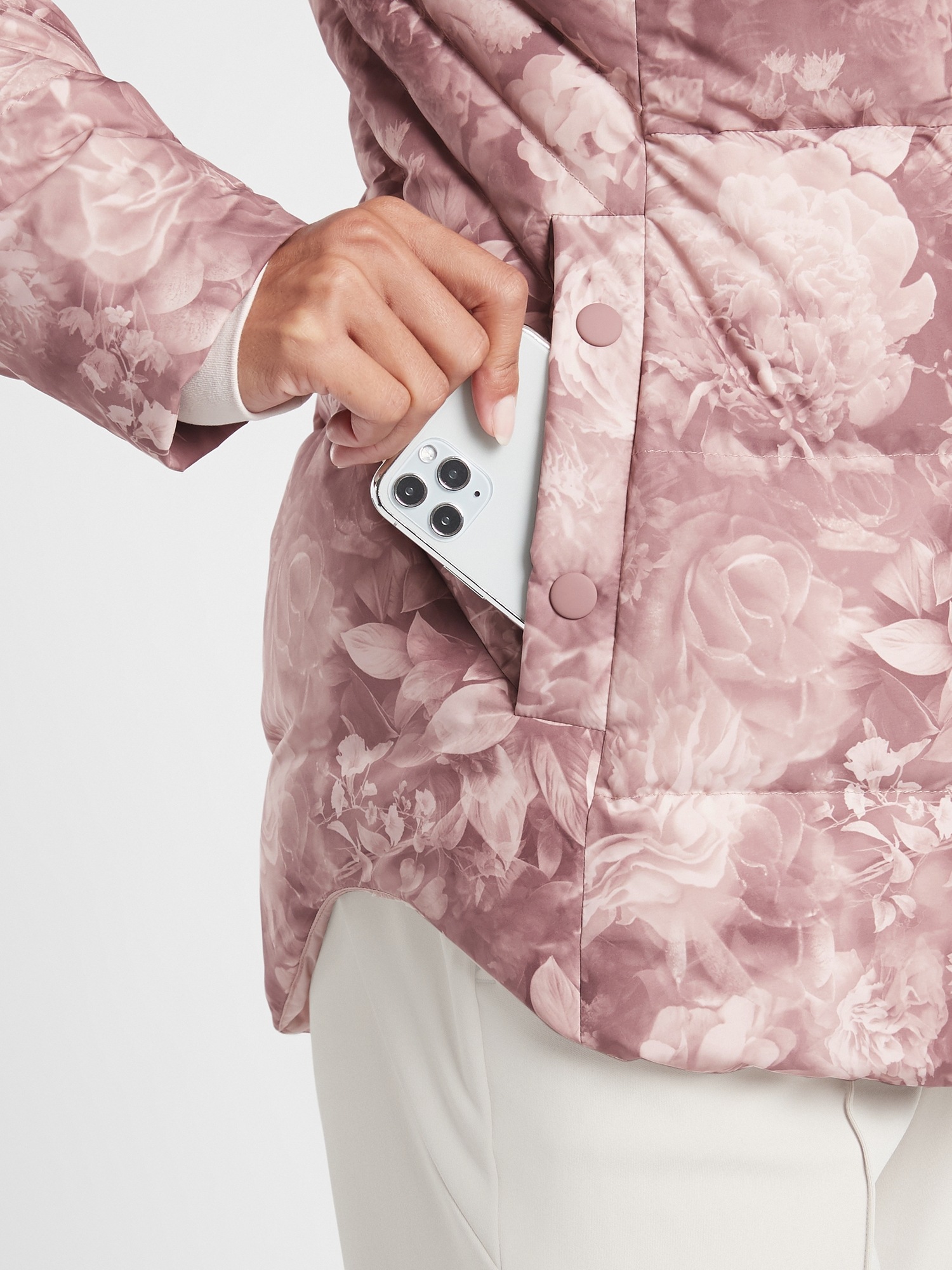 Downtown Printed Jacket Athleta