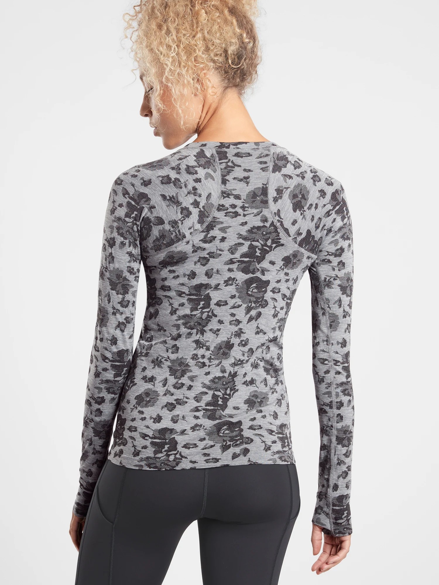 Momentum Top Spacedye Floral Athleta