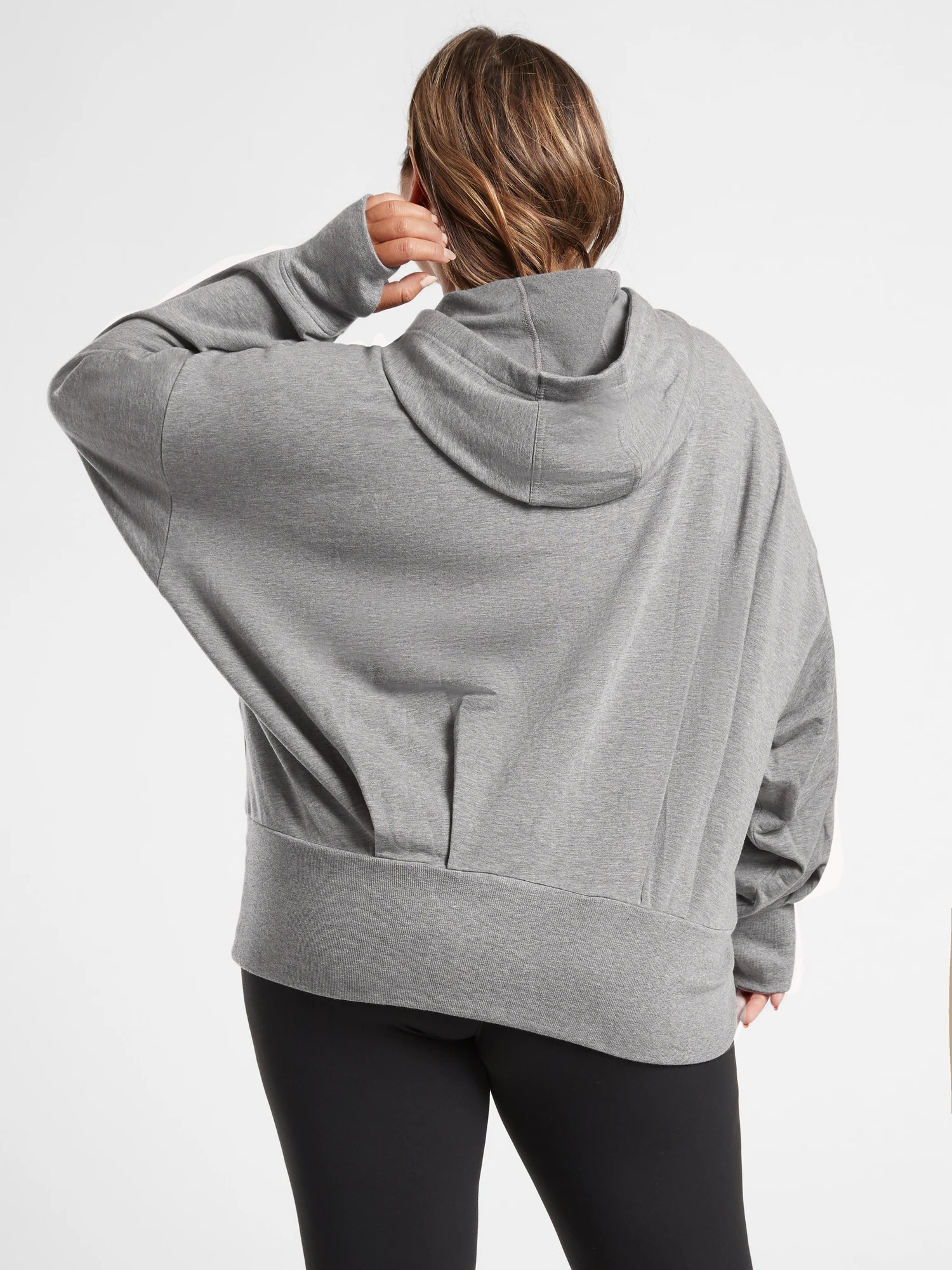 Athleta Balance Henley Sweatshirt White NWT M portugalworkforce.eu