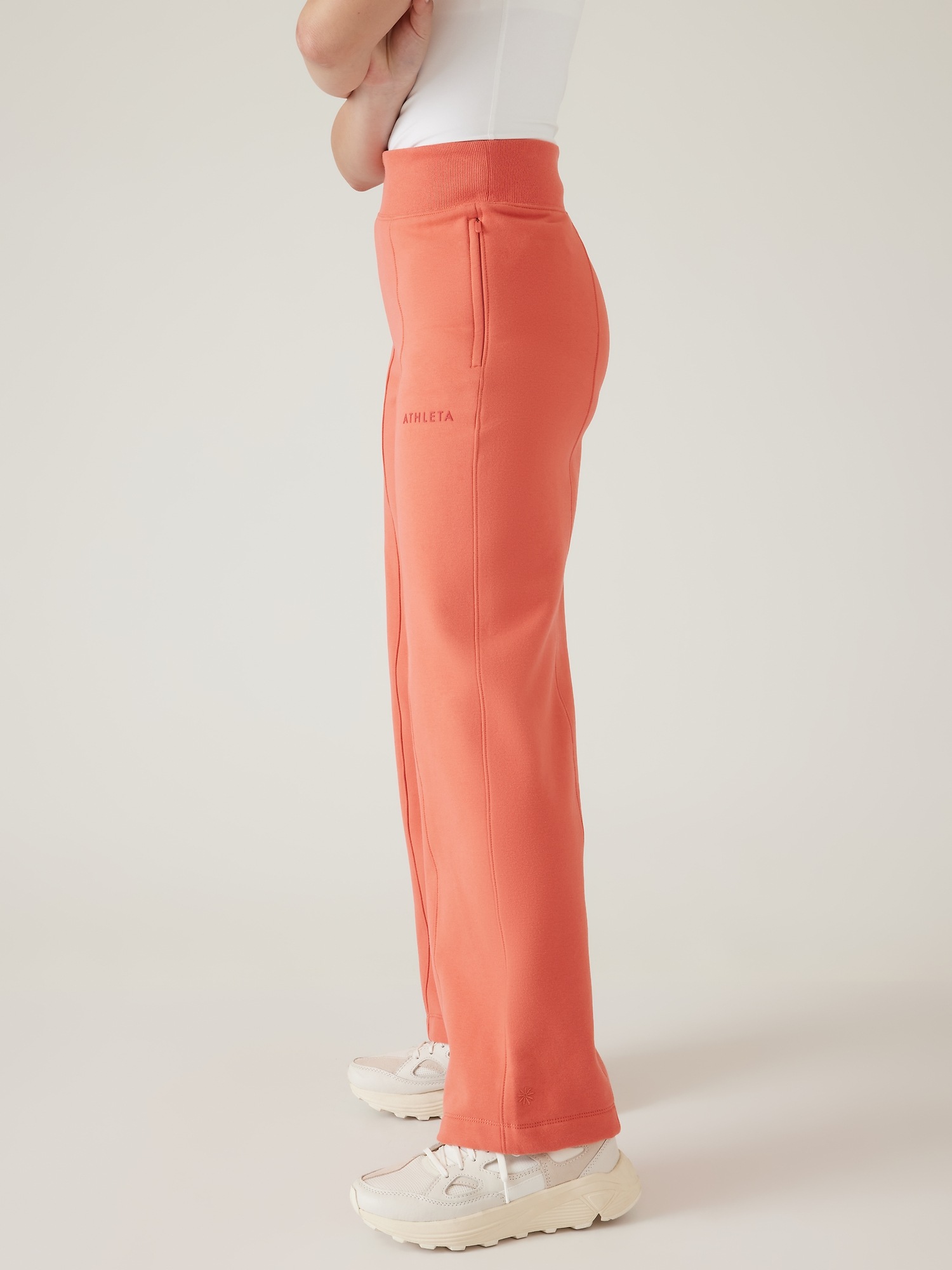 Retroplush Logo Straight Leg Pant Athleta