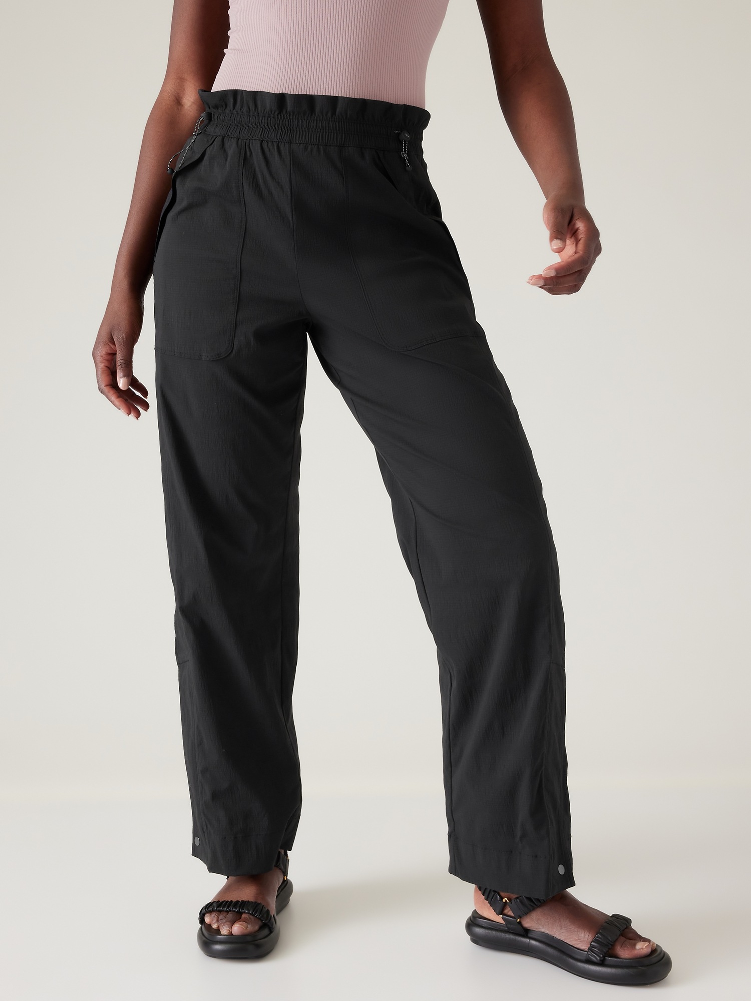 Athleta Trekkie Parachute Pant black 533487002