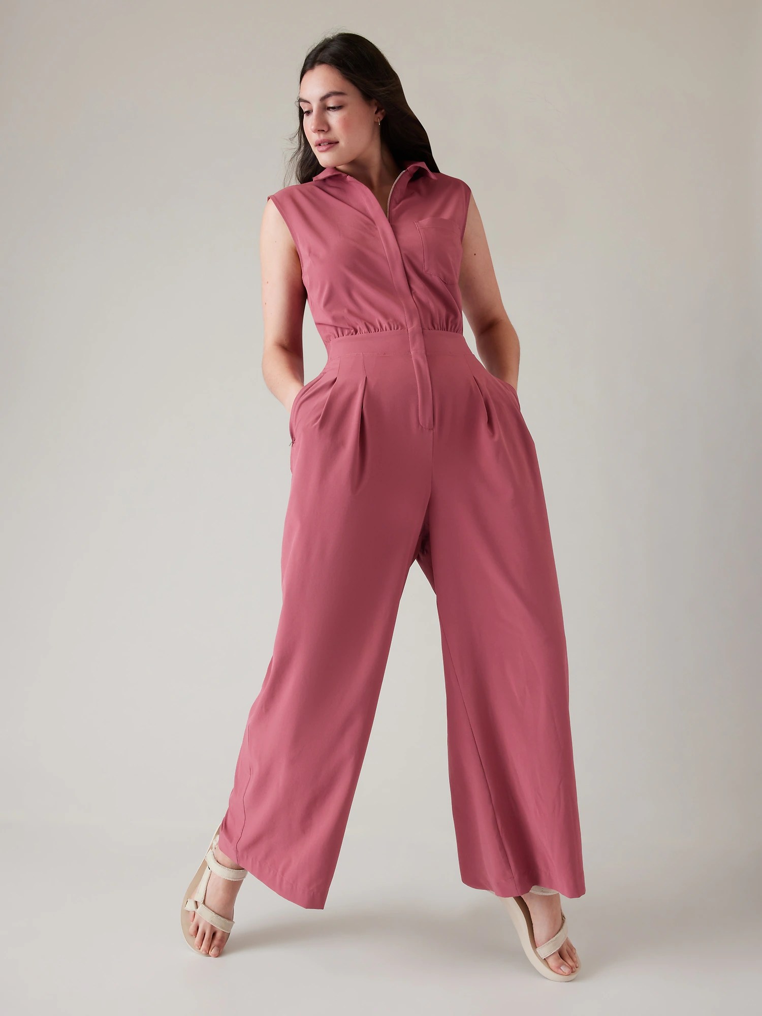 Brooklyn Heights Wide Leg Jumpsuit Athleta
