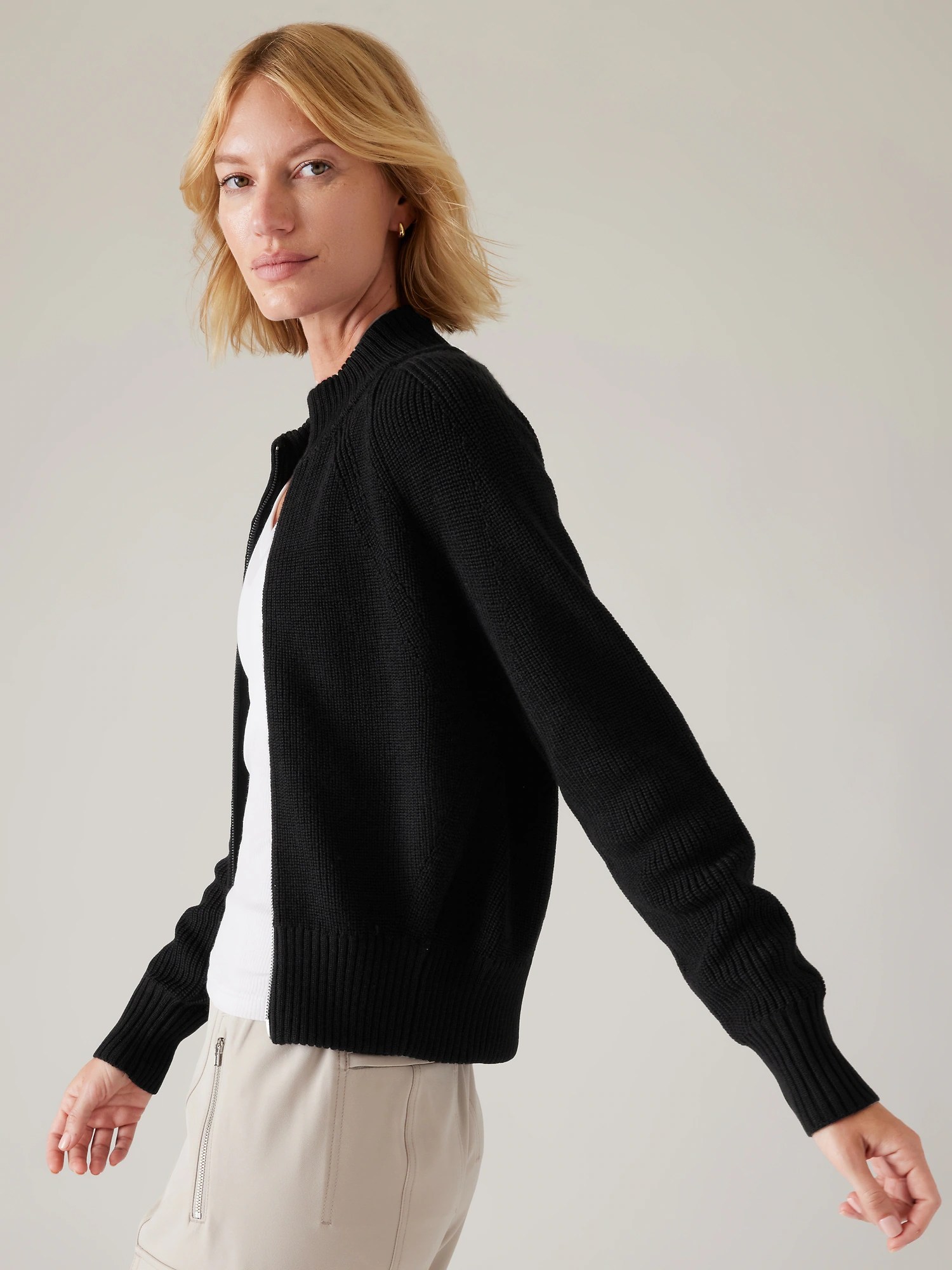 En Route Full Zip Sweater Athleta