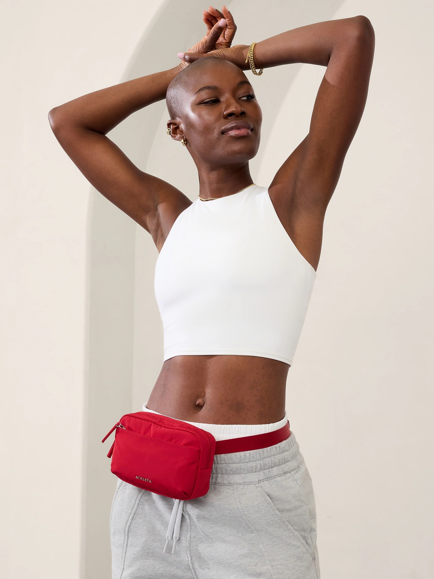 Athleta All About Crossbody Belt Bag In Clover Berry ModeSens