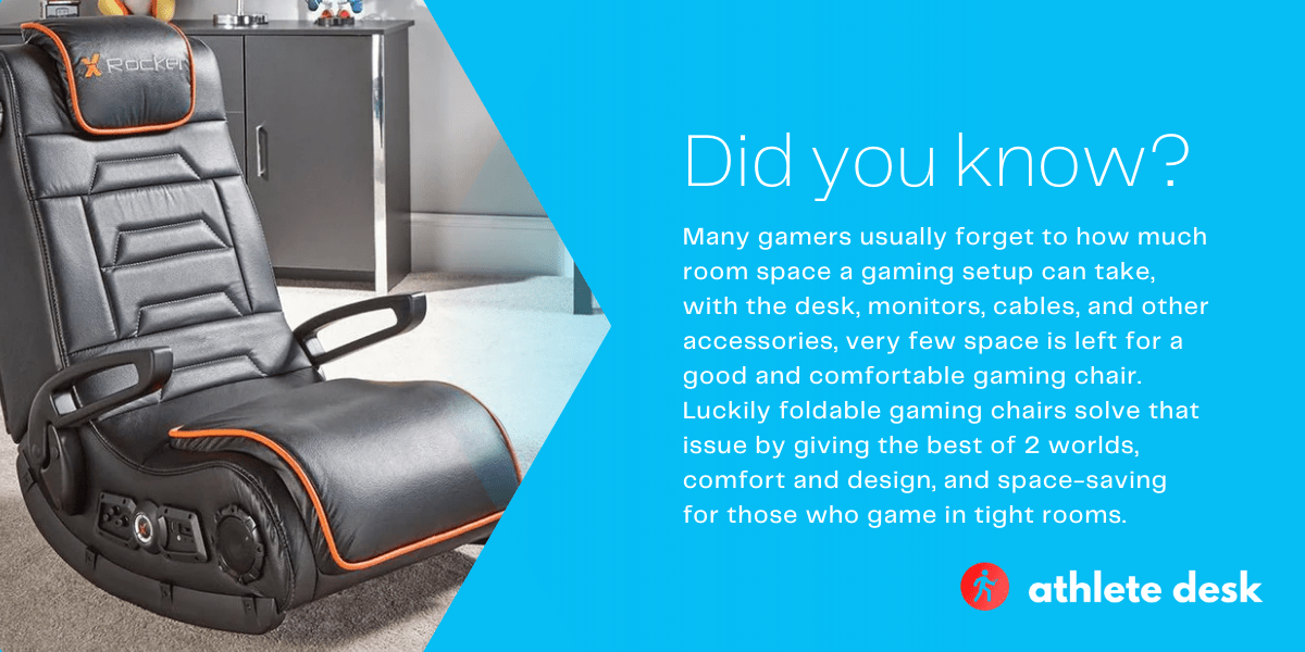 Best Foldable Gaming Chairs (2022 Review) Athlete Desk