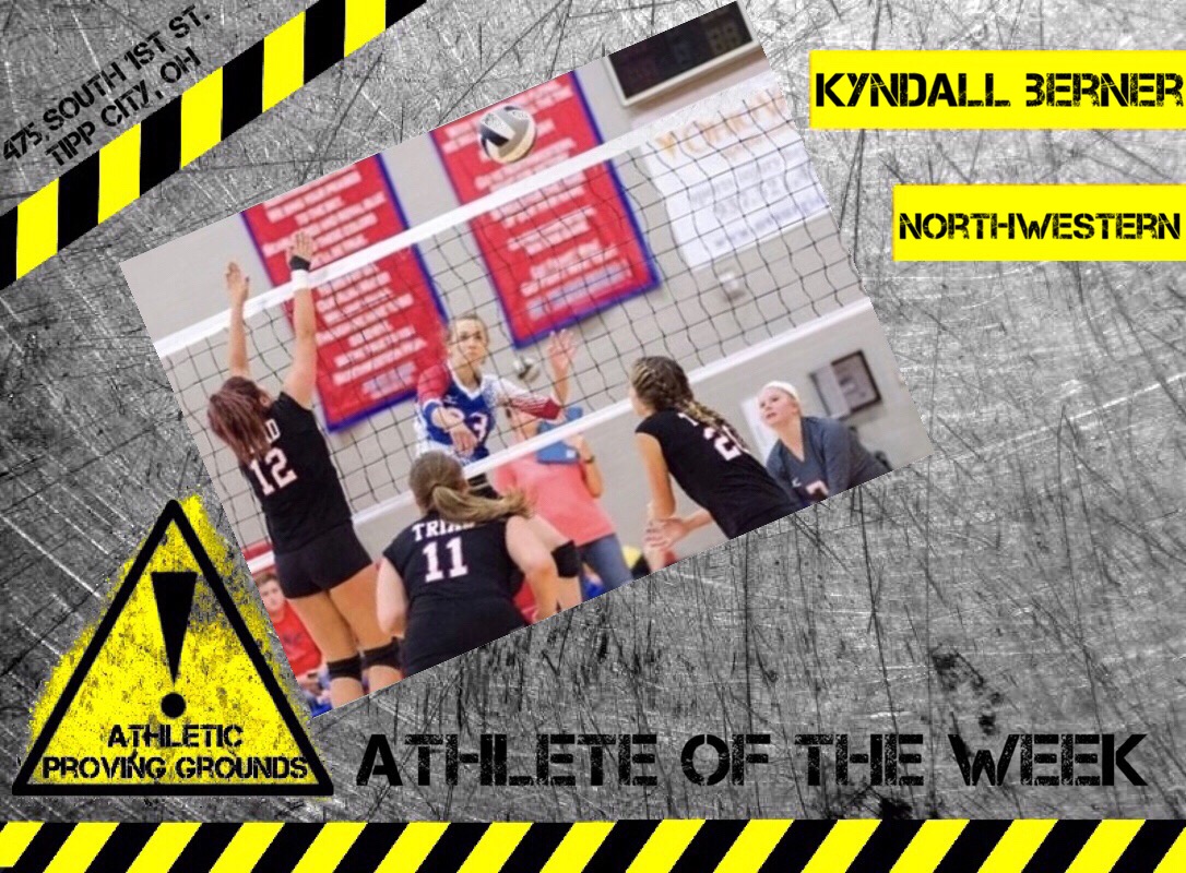 Kyndall Berner Northwestern ATHLETIC PROVING GROUNDS