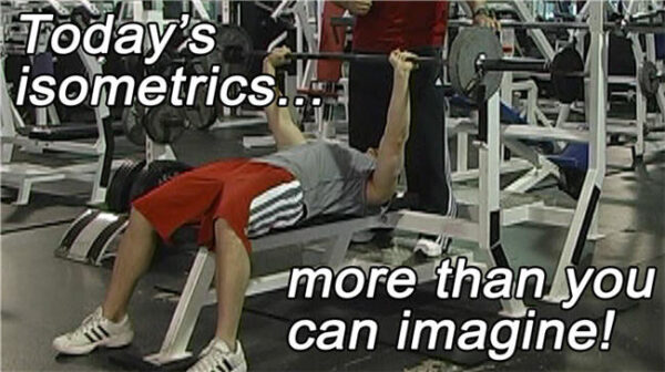 Isometric Training ReInvented For Speed Training