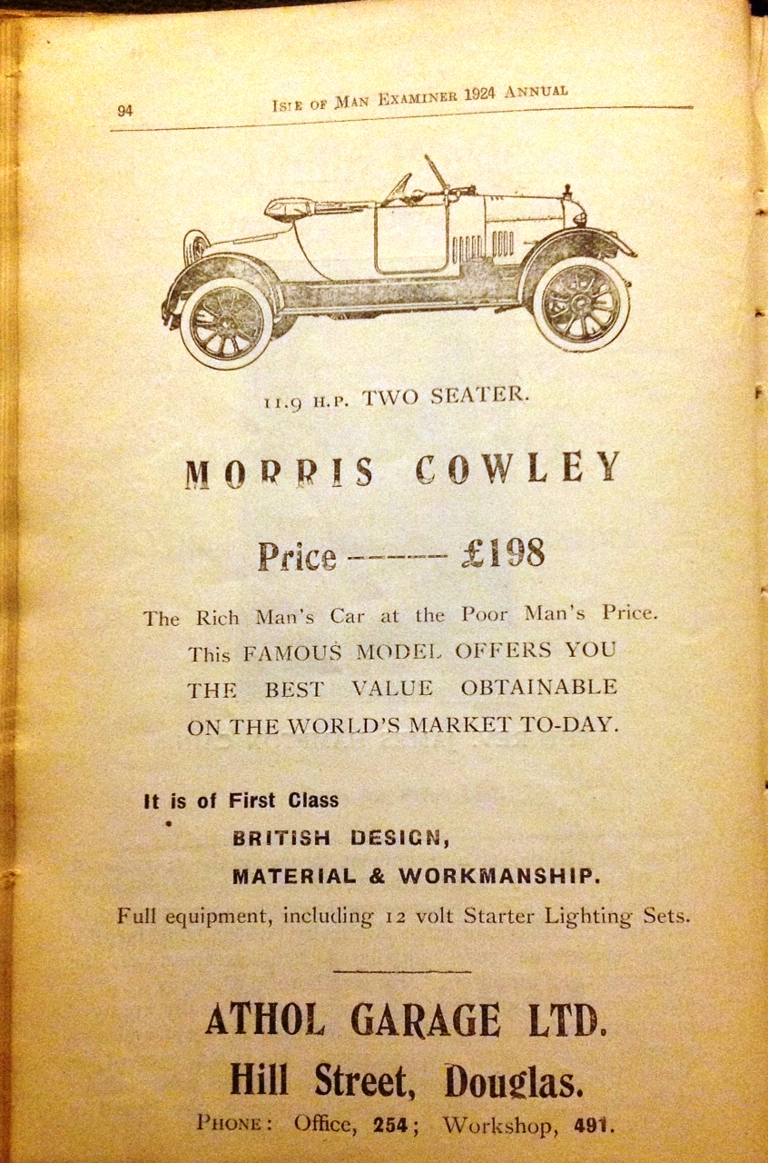 Athol Garage (1945) Ltd Nostalgia Page Athol Car Hire