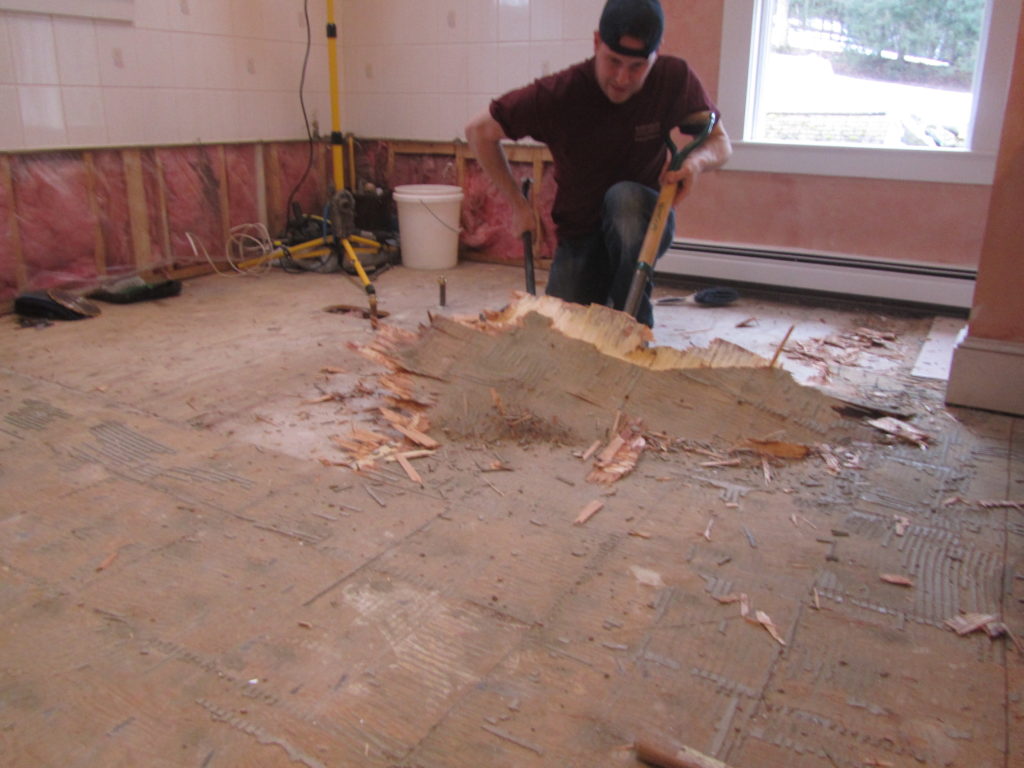 How To Remove Tile Floor From Wood Subfloor Best Home Design