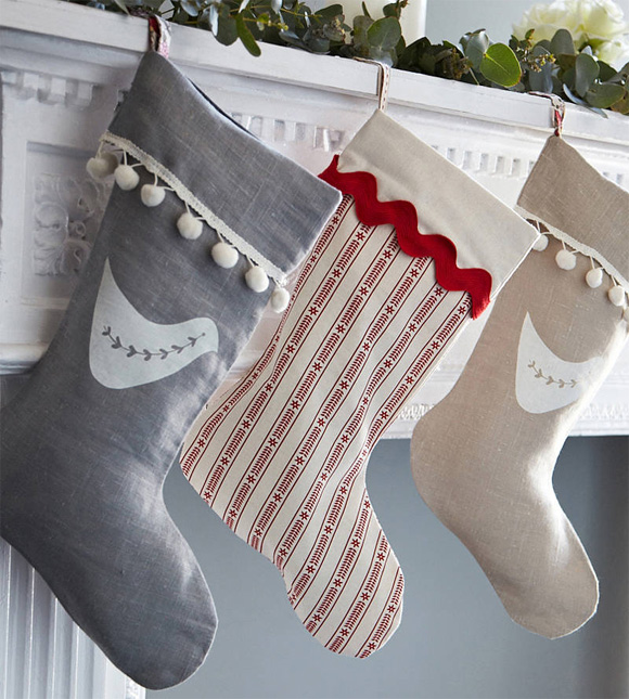 Posh Christmas Stockings 10 Stunning Christmas Stockings At Home with Kim Vallee