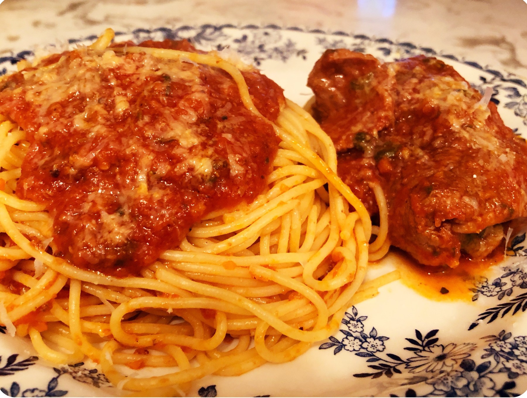 Pasta with Braciole LA At Home