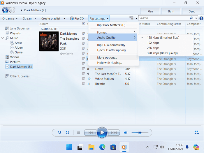 What does it mean to rip a cd