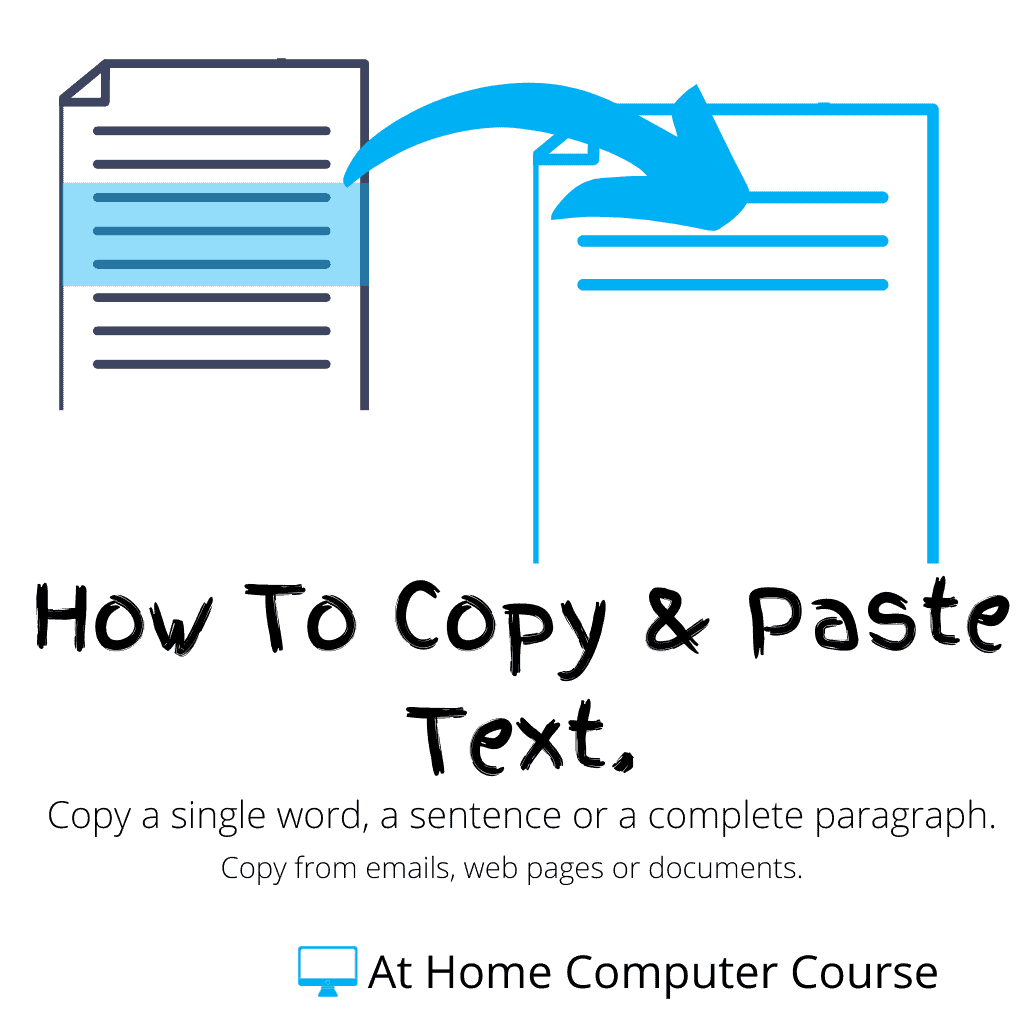 How To Copy & Paste Text At Home Computer