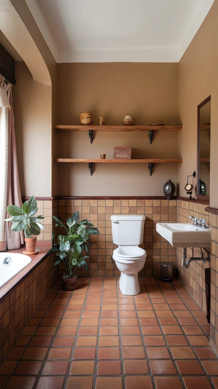 20 Earth Tone Bathroom Ideas That Bring the Outdoors In!