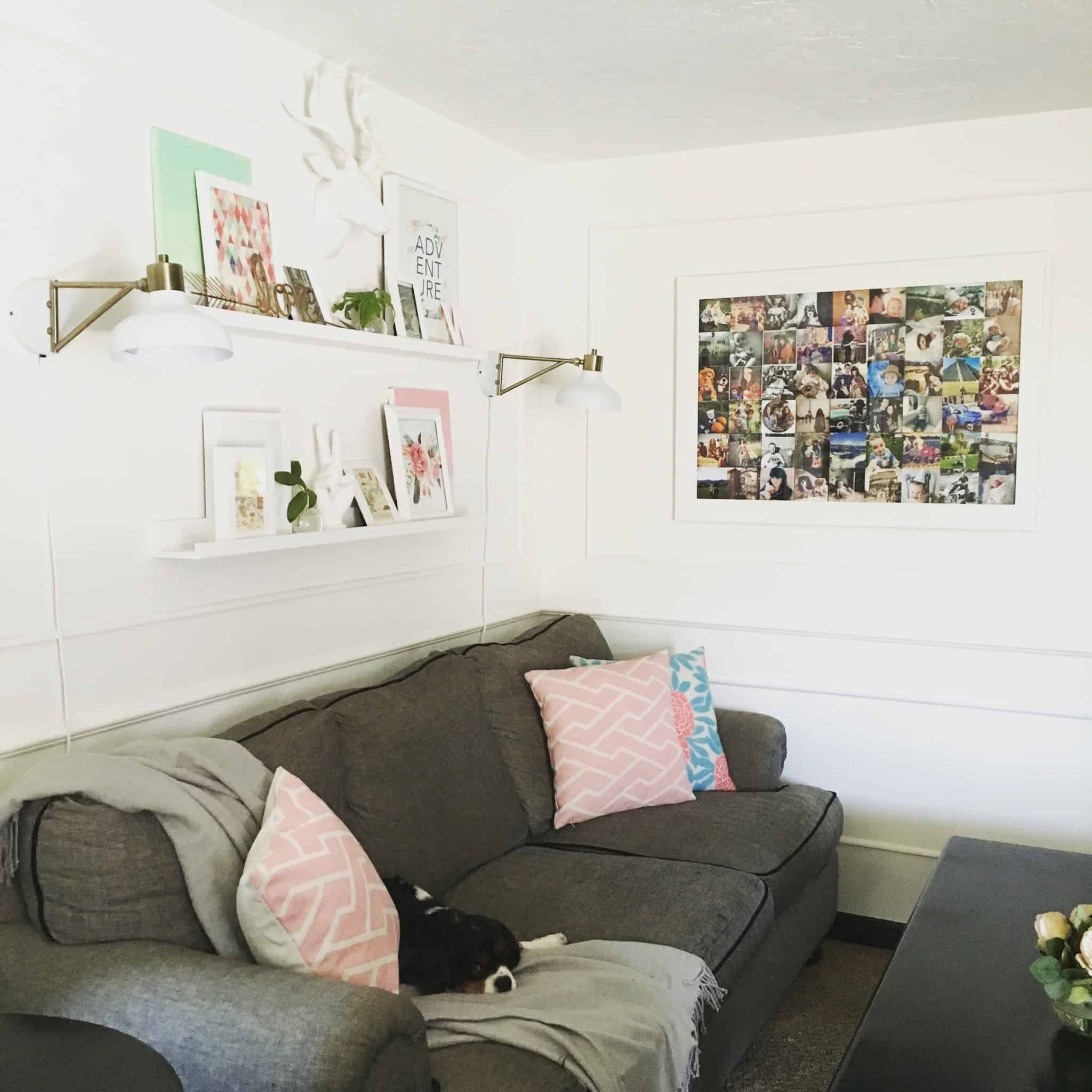 Living Room on a Budget updates at home with Ashley