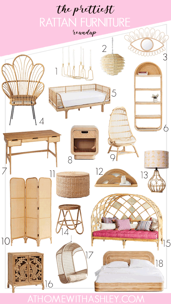 Rattan Furniture Roundup at home with Ashley