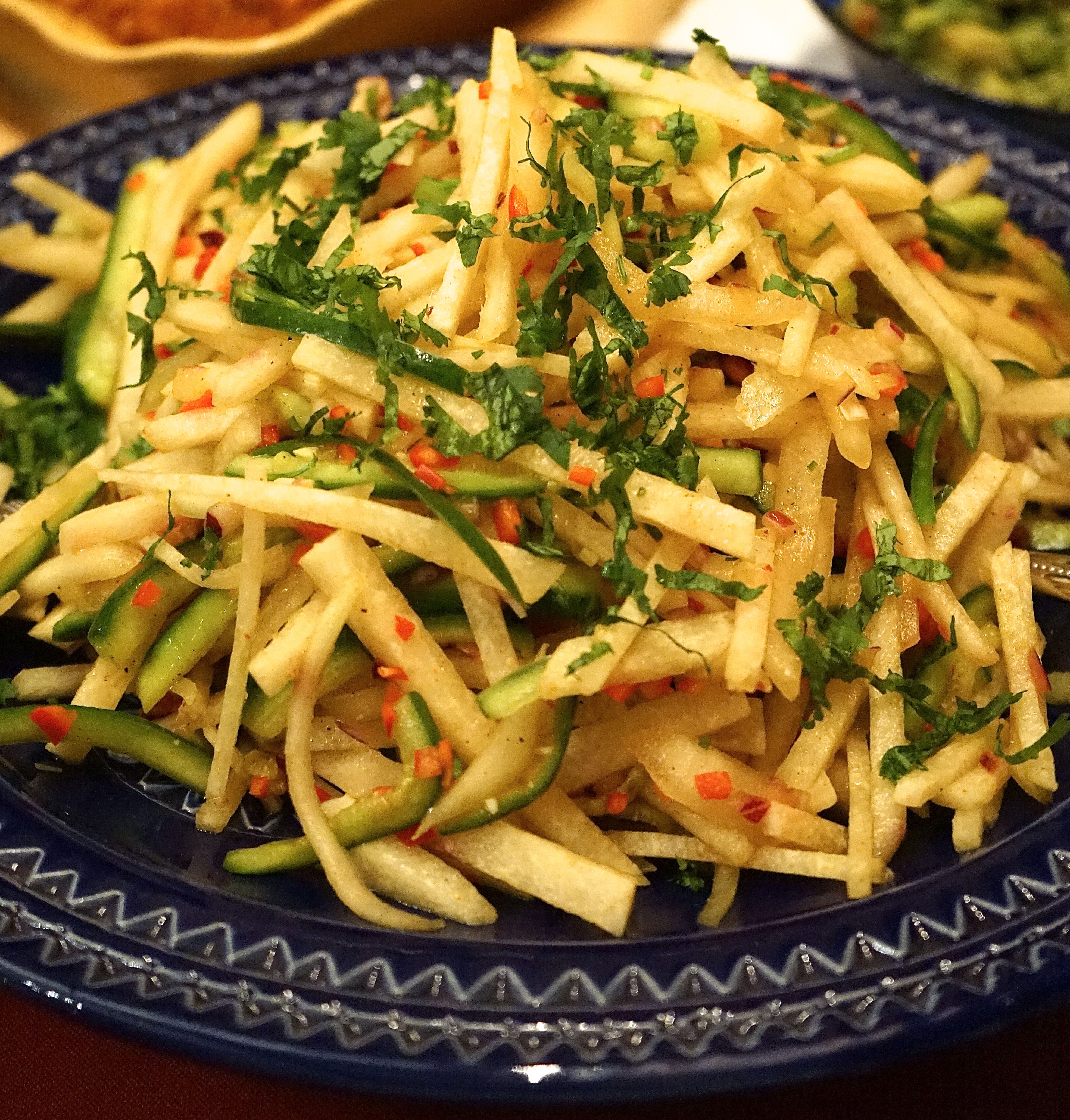 Jicama Salad At Home With Friends
